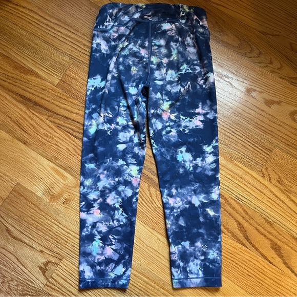 Athleta Girl tie dye chit chat tight size XL / 14 - Picture 2 of 6